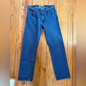 Wrangler Men's Straight Blue Jeans 34 x 34